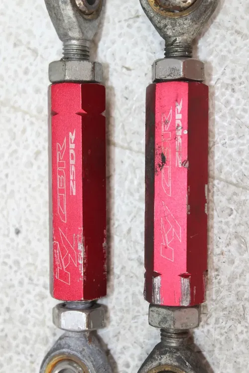2012 HONDA CBR250R SWINGARM SHOCK ADJUSTMENT RODS LINKAGE