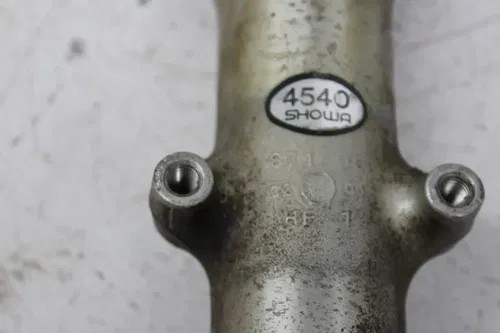 80 SUZUKI GS750E LEFT FRONT FORK SHOCK SUSPENSION