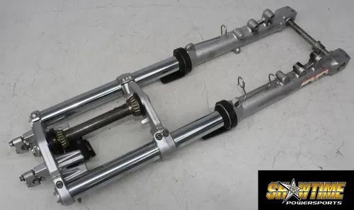 00-05 KAWASAKI ZR7S ZR750 Z750 FRONT FORKS TRIPLE TREE CLAMP FORK TUBES (READ)