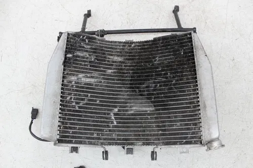 99 KAWASAKI NINJA ZX6 ENGINE RADIATOR MOTOR COOLING RADIATER W FAN (SEE DESCP)