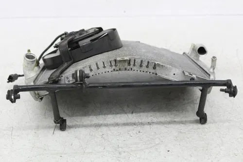 99 KAWASAKI NINJA ZX6 ENGINE RADIATOR MOTOR COOLING RADIATER W FAN (SEE DESCP)