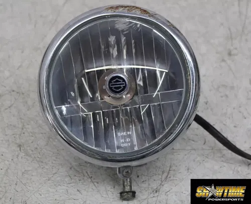 03 HARLEY-DAVIDSON FXSTD SOFTAIL SINGLE HEADLIGHT HEAD LAMP LIGHT (SEE DESCP)