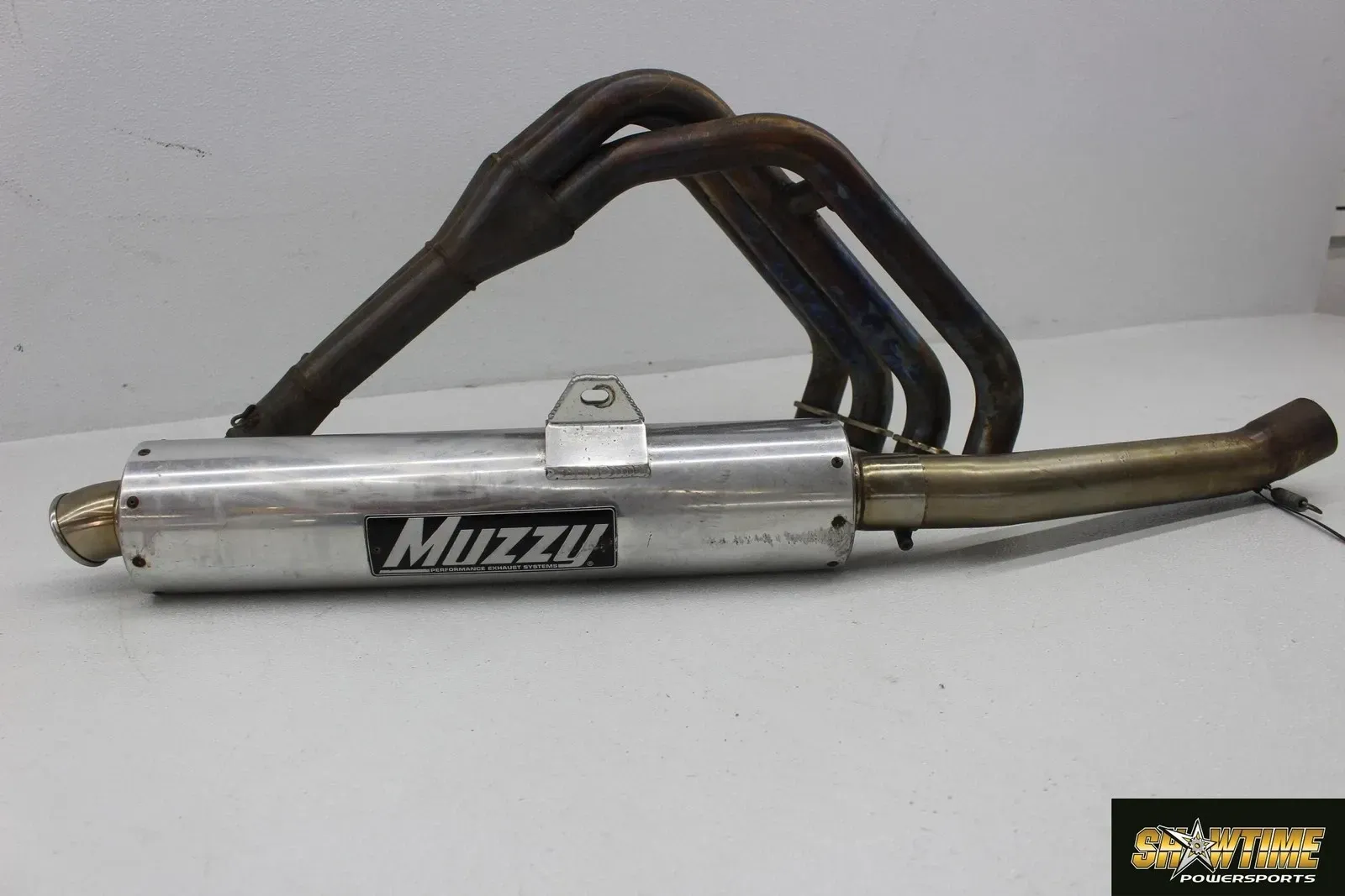 96-03 KAWASAKI NINJA ZX7R FULL MUZZY EXHAUST SYSTEM HEADERS PIPE MUFFLER