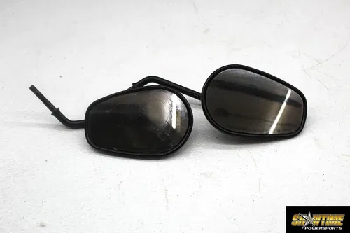 07-11 HARLEY-DAVIDSON DYNA FAT BOB FXDF REAR VIEW MIRROR SET PAIR MIRRORS (READ)
