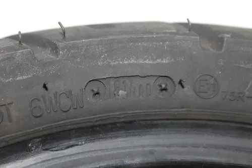 DURO NYLON FRONT REAR TIRE PAIR 5/32NDS AND 6/32NDS TREAD 120/70-12 56J ASPECT