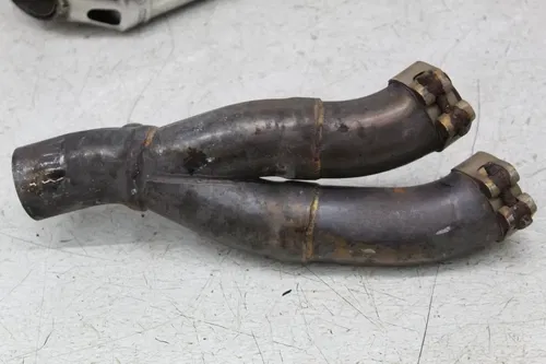 06-07 YAMAHA YZF R6 YOSHIMURA EXHAUST MID Y PIPE MUFFLER SLIP ON CAN SILENCER