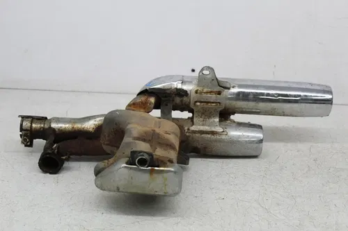 84-87 YAMAHA VIRAGO 700 XV700 FULL EXHAUST SYSTEM HEADERS HEAD PIPE MUFFLER READ