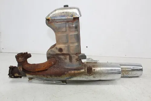 84-87 YAMAHA VIRAGO 700 XV700 FULL EXHAUST SYSTEM HEADERS HEAD PIPE MUFFLER READ