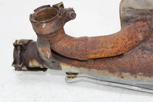 84-87 YAMAHA VIRAGO 700 XV700 FULL EXHAUST SYSTEM HEADERS HEAD PIPE MUFFLER READ