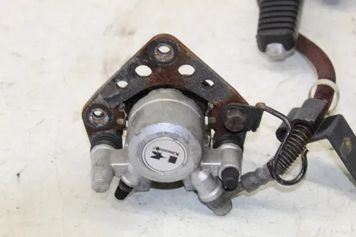 86-87 KAWASAKI NINJA 1000R RIGHT REARSET REAR SET DRIVER FOOT PEG REAR CALIPER