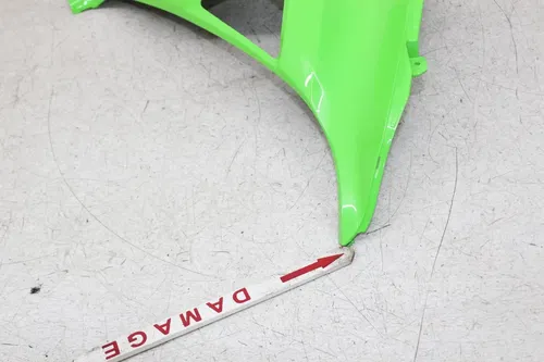 16 KAWASAKI NINJA ZX6R ZX636 RIGHT MID UPPER SIDE FAIRING COWL PLASTIC (SEE DESC
