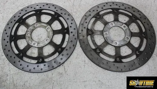 97-00 SUZUKI GSXR600 SRAD FRONT LEFT RIGHT BRAKE ROTORS DISCS