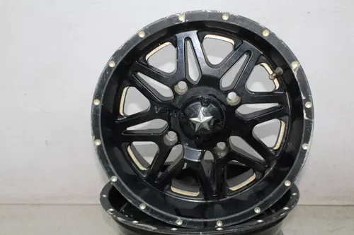19 CAN-AM RENEGADE 1000R MSA FRONT REAR BACK WHEEL RIMS SET (SEE DESCP)