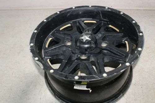 19 CAN-AM RENEGADE 1000R MSA FRONT REAR BACK WHEEL RIMS SET (SEE DESCP)