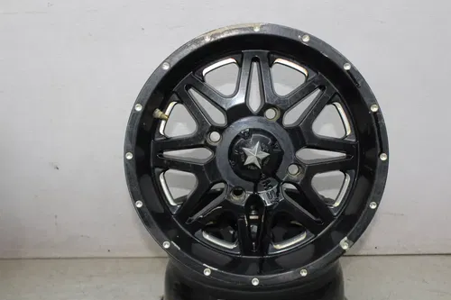 19 CAN-AM RENEGADE 1000R MSA FRONT REAR BACK WHEEL RIMS SET (SEE DESCP)