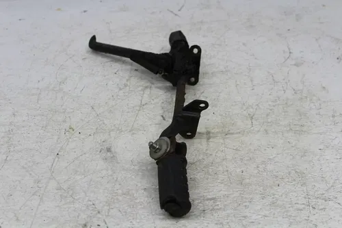 73 SUZUKI TS100 REAR BACK PASSENGER PEG SET PAIR  KICKSTAND