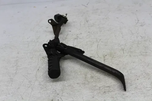 73 SUZUKI TS100 REAR BACK PASSENGER PEG SET PAIR  KICKSTAND