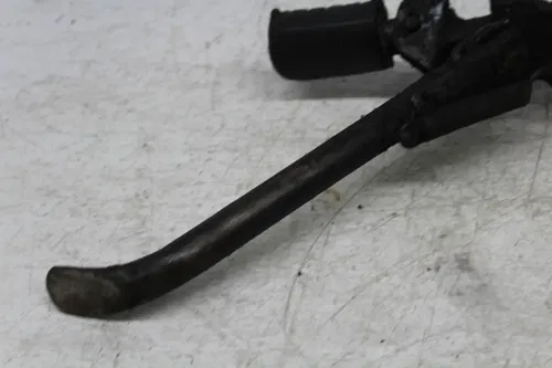 73 SUZUKI TS100 REAR BACK PASSENGER PEG SET PAIR  KICKSTAND