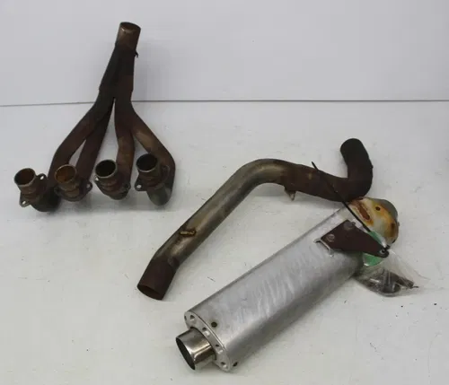 93-01 Kawasaki Ninja Zx11 aftermarket Exhaust mid Pipe Muffler header (read)
