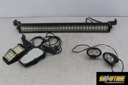 14 POLARIS RZR 4 XP 1000 HEAD LIGHT LAMP HEADLIGHT LIGHT BAR SET