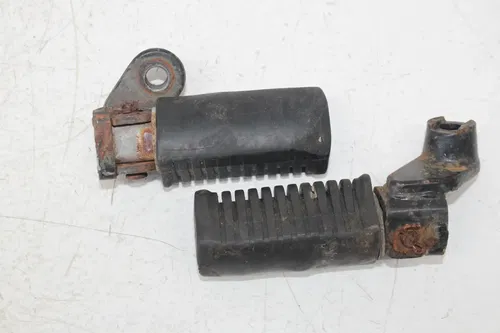 74-79 KAWASAKI KZ440 FRONT REAR FOOT RESTS PEGS STEPS SET W/ SHIFTER BRAKE PEDAL