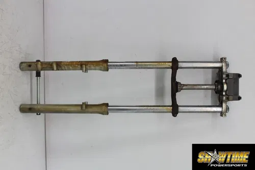 85-90 KAWASAKI 454 LTD EN450A FRONT END FORKS TRIPLE TREE CLAMP FORK TUBES