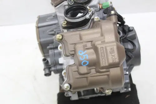 04-10 APRILIA RSV1000R ENGINE MOTOR CYLINDER HEAD CASES TRANSMISSION *TESTED*
