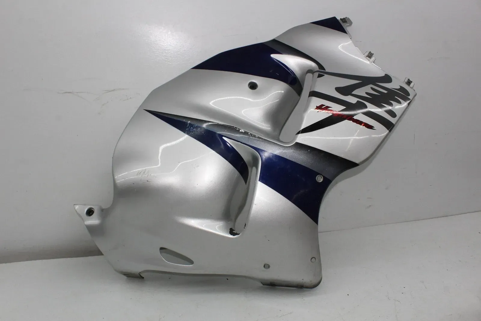 01-07 SUZUKI HAYABUSA RIGHT LEFT SIDE MID LOWER FAIRING COWLS PAIR (SEE DESCP)