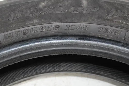 DUNLOP D404F D402F FRONT REAR PAIR SET 3/32NDS TREAD