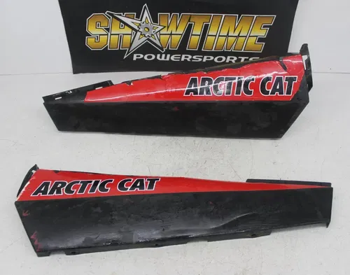 15-17 ARCTIC CAT WILDCAT SPORT 700 LEFT RIGHT SIDE COVERS FENDERS PAIR (DAMAGE)