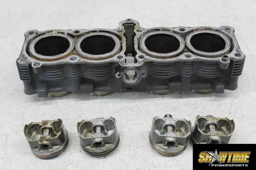 92-93 SUZUKI GSXR600W ENGINE MOTOR CYLINDER JUG PISTONS
