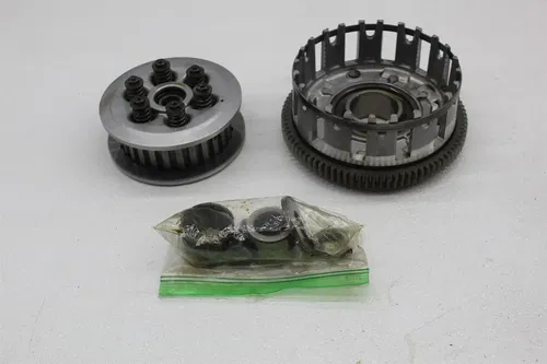 03-05 YAMAHA YZF R6 ENGINE MOTOR CLUTCH BASKET HUB PRESSURE PLATE ASSEMBLY