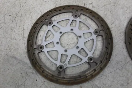 04-06 DUCATI MULTISTRADA 620 BREMBO FRONT LEFT RIGHT BRAKE ROTORS DISCS