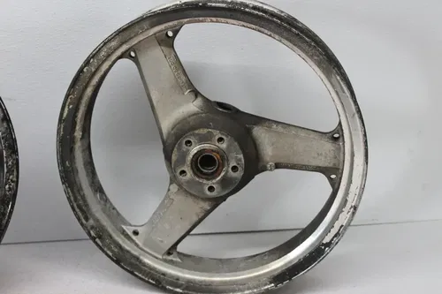 2005 KAWASAKI NINJA ZX12R ZX1200B FRONT REAR WHEEL PAIR SET