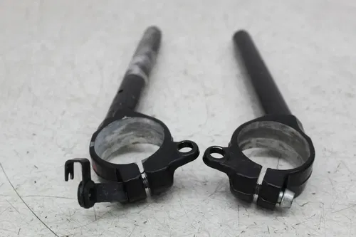 07-08 KAWASAKI NINJA ZX6R RIGHT LEFT CLIPON HANDLEBAR GRIPS GRIP PAIR SET