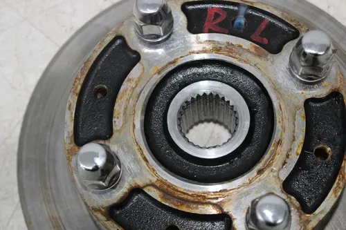 24 CF-MOTO UFORCE 600 REAR BACK WHEEL LEFT HUB ROTOR