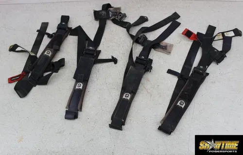 19 POLARIS GENERAL 1000 EPS FRONT DRIVER PASSENGER SEAT BELT SAFTY HARNESS SET