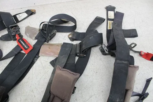 19 POLARIS GENERAL 1000 EPS FRONT DRIVER PASSENGER SEAT BELT SAFTY HARNESS SET