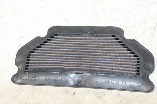 03-04 KAWASAKI NINJA ZX6R ZX636C AFTERMARKET K&N AIRBOX AIR INTAKE FILTER