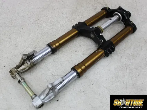 07 BENELLI TNT 1130 FRONT END FORKS TRIPLE TREE CLAMP FORK TUBES (NEEDS SEALS)