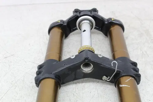 07 BENELLI TNT 1130 FRONT END FORKS TRIPLE TREE CLAMP FORK TUBES (NEEDS SEALS)