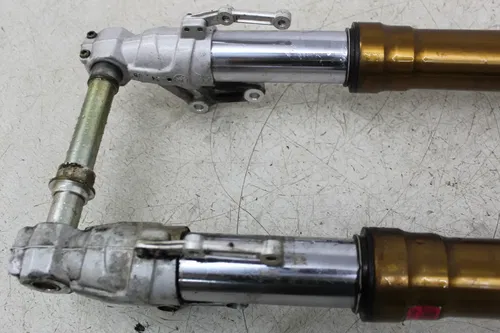 07 BENELLI TNT 1130 FRONT END FORKS TRIPLE TREE CLAMP FORK TUBES (NEEDS SEALS)