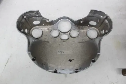 12-16 Harley Dyna Fld Switchback chrome upper Headlight Housing nacelle (read)