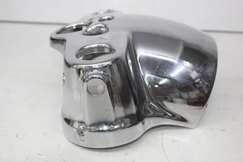 12-16 Harley Dyna Fld Switchback chrome upper Headlight Housing nacelle (read)