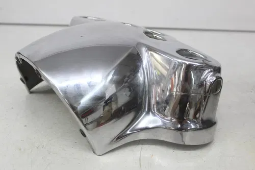 12-16 Harley Dyna Fld Switchback chrome upper Headlight Housing nacelle (read)
