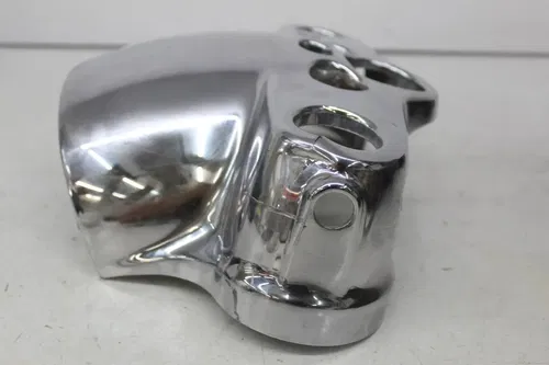 12-16 Harley Dyna Fld Switchback chrome upper Headlight Housing nacelle (read)