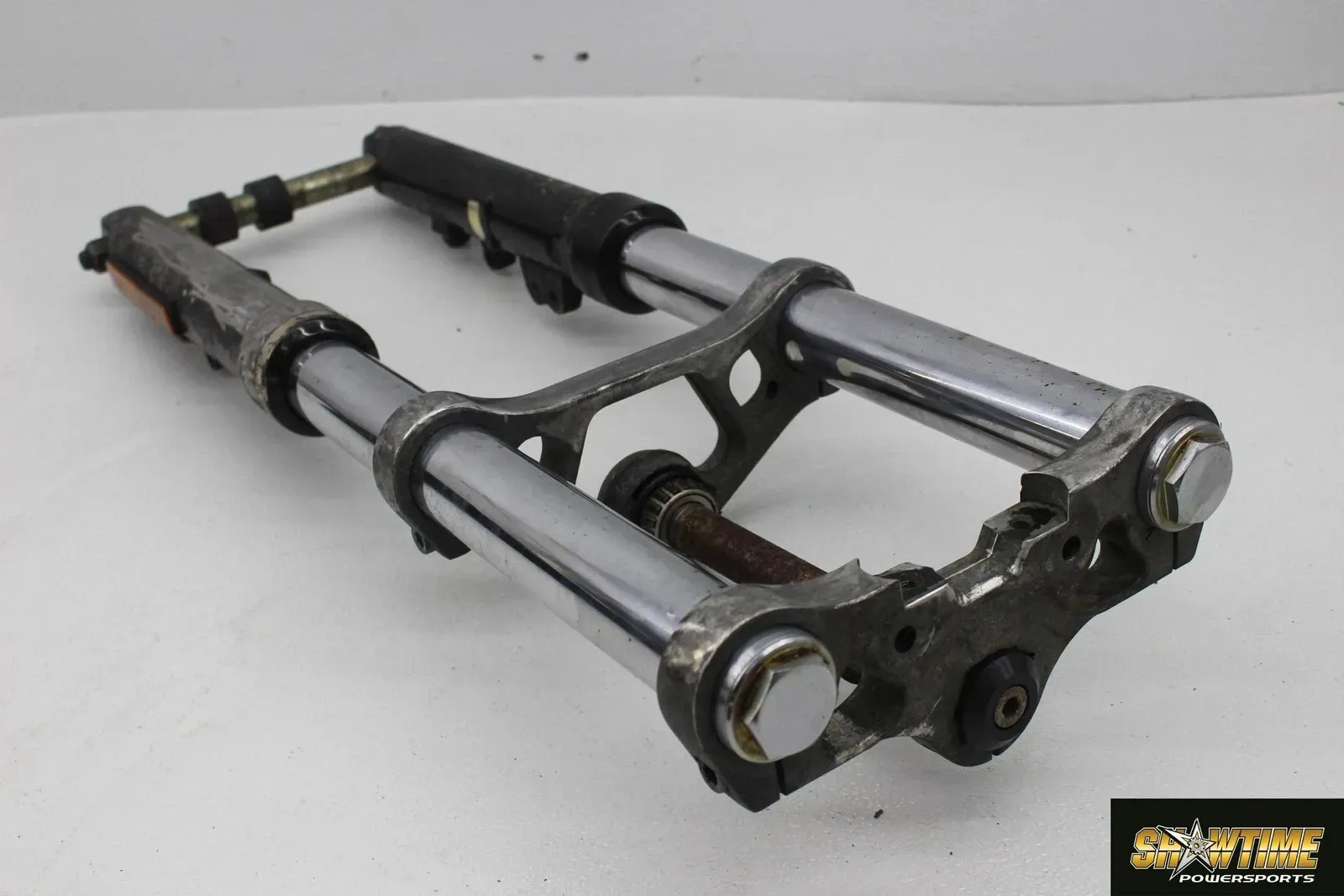 07-17 HARLEY-DAVIDSON V-ROD VRSC FRONT END FORKS FORK TUBES TRIPLE TREE CLAMP