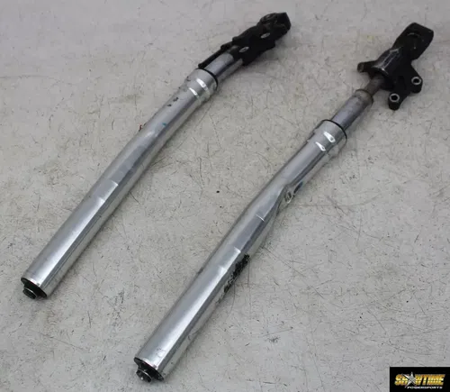 07-09 KAWASAKI VERSYS 650 KLE650A FRONT FORKS SHOCK SUSPENSION SET PAIR (BENT)