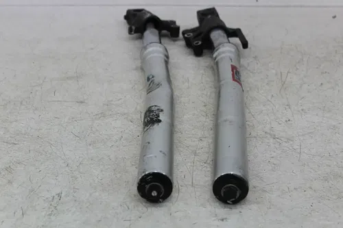 07-09 KAWASAKI VERSYS 650 KLE650A FRONT FORKS SHOCK SUSPENSION SET PAIR (BENT)