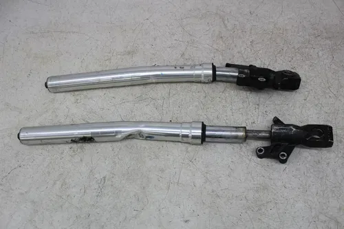 07-09 KAWASAKI VERSYS 650 KLE650A FRONT FORKS SHOCK SUSPENSION SET PAIR (BENT)